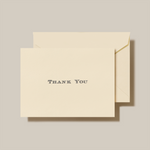 Load image into Gallery viewer, Crane Black Thank You Note- Set of 10