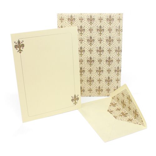 Kartos Florentine Writing Sheet Portfolio - Set of 10 6.6 in x 9 in (16.8 x 22.8 cm)