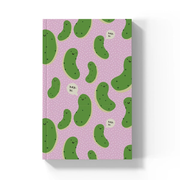 Pickle Lover Soft Touch Classic Layflat Notebook Journal