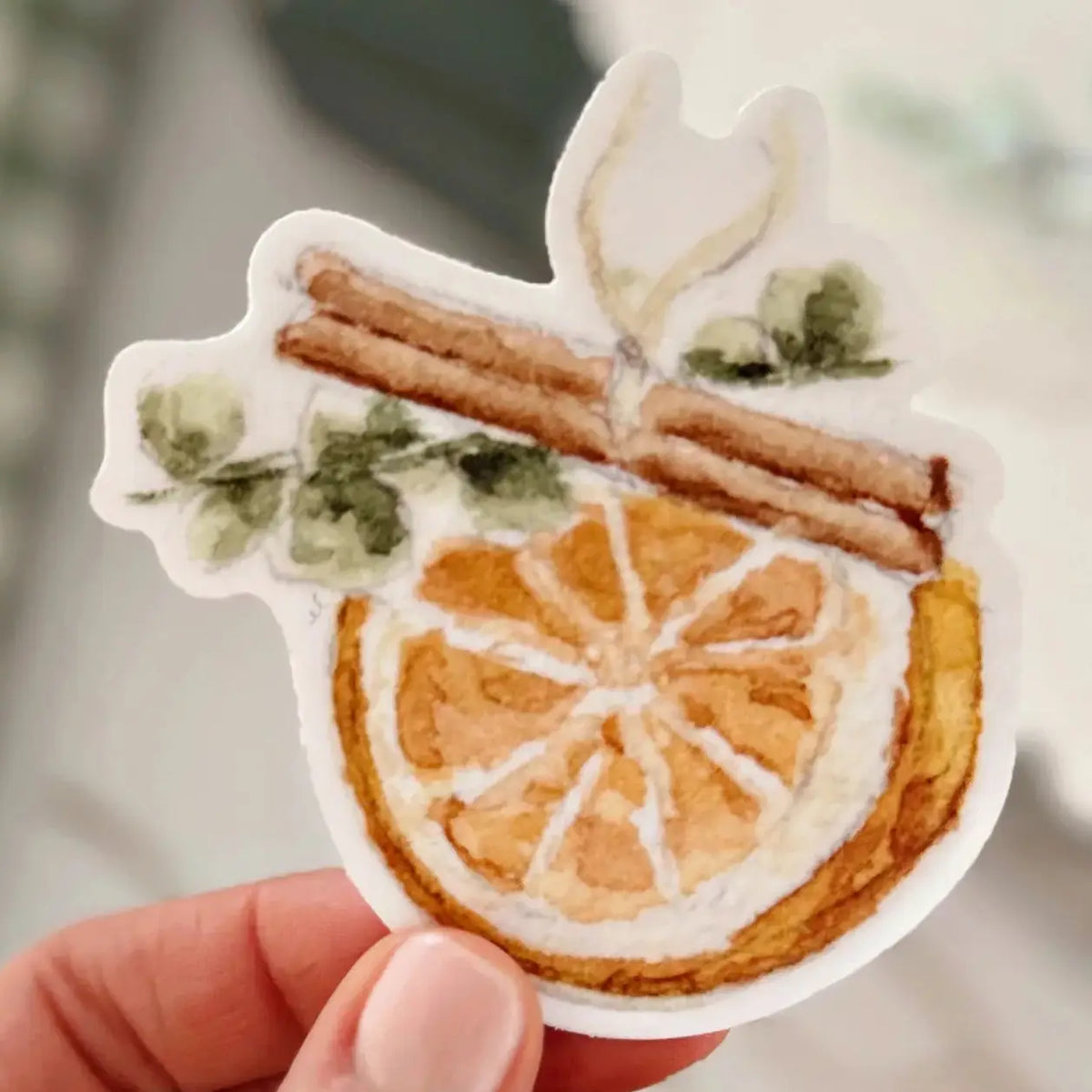 Emily Lex Orange Spice Sticker