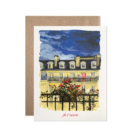 Je T'aime By Helen Dealtry Card