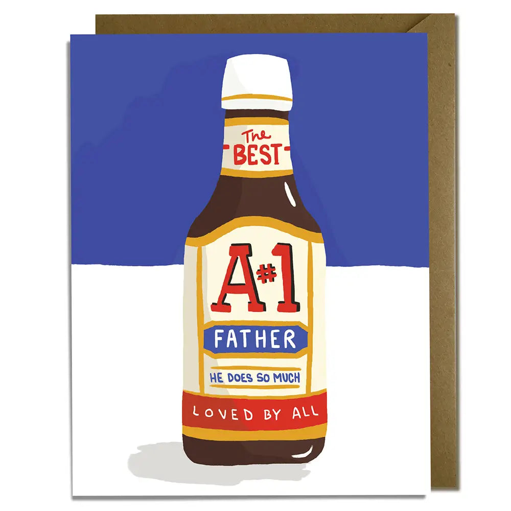 A Number 1 Father - Father's Day Card
