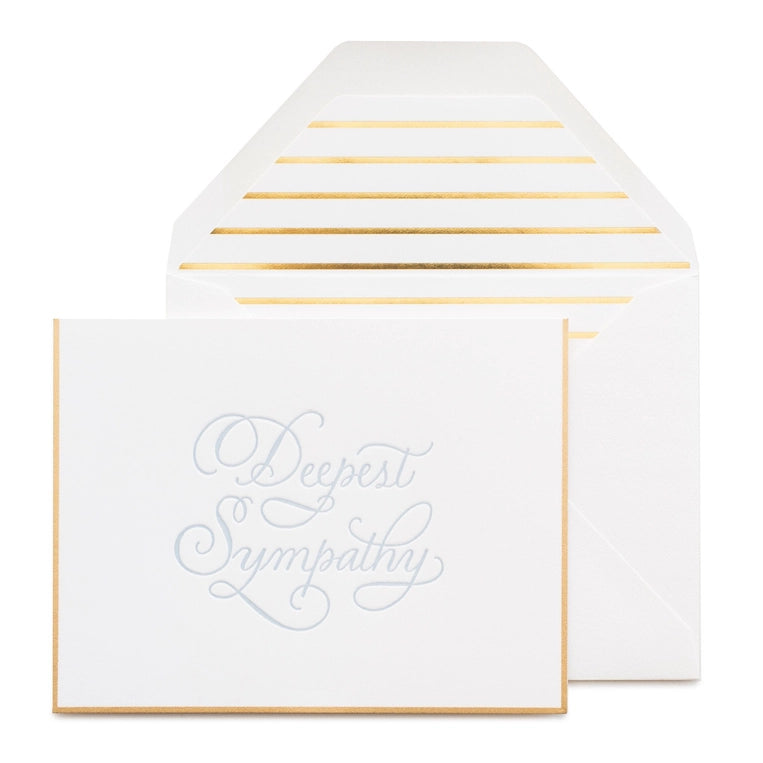 Traditional Deepest Sympathy Card