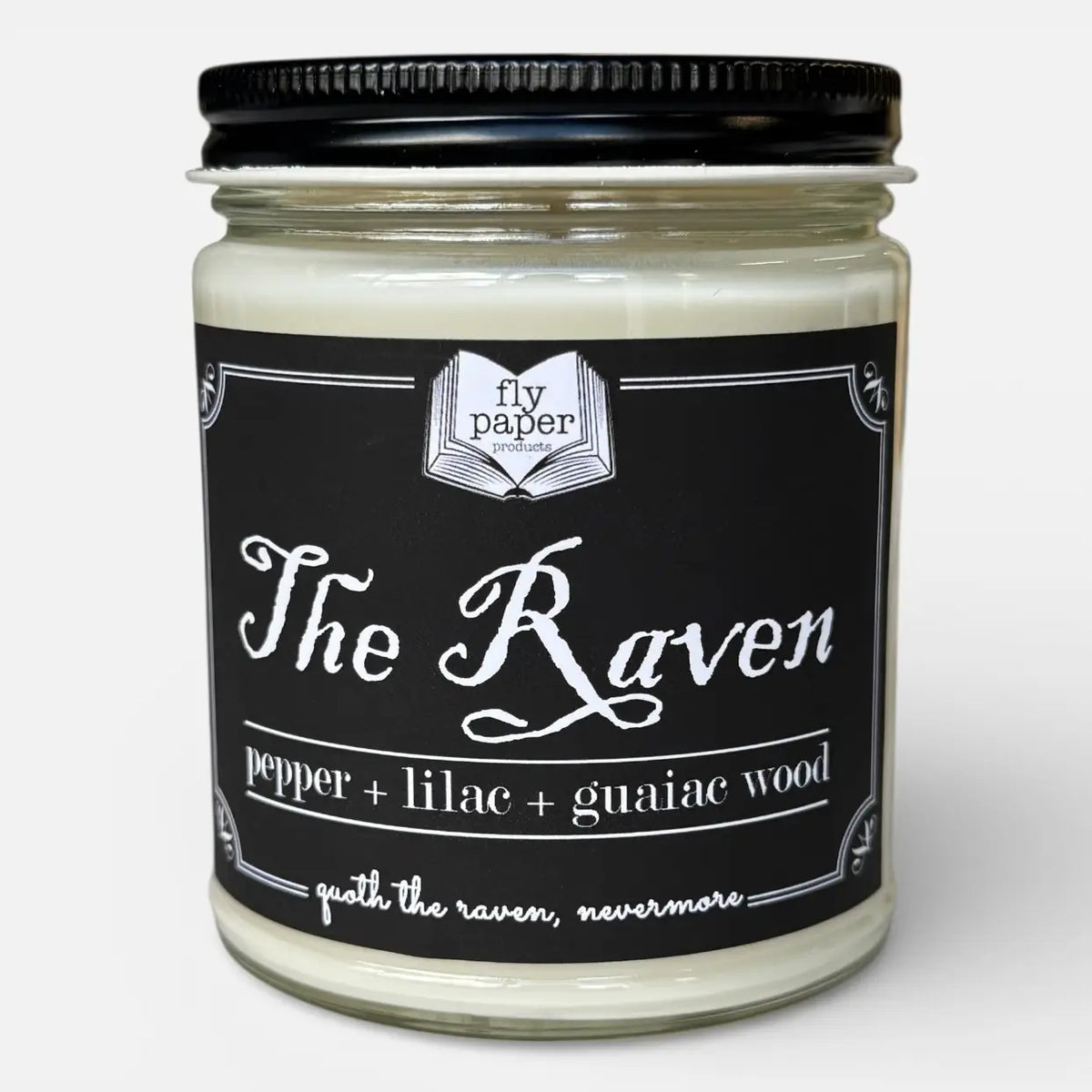 The Raven Candle – Pepper, Lilac & Guaiac Wood