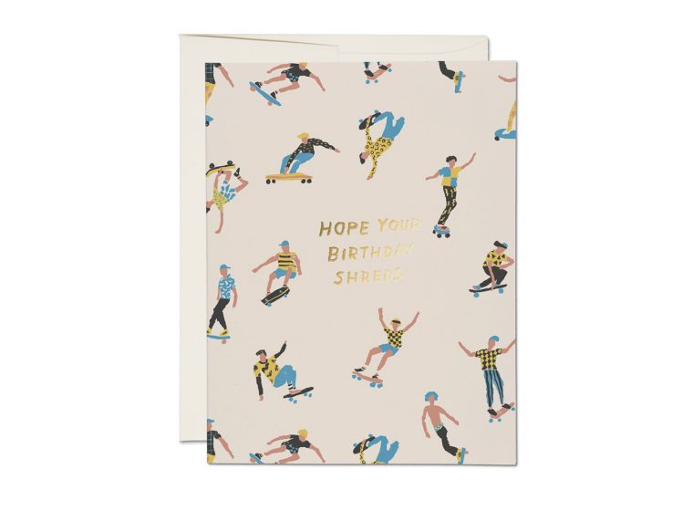 Shreds Birthday Greeting Card