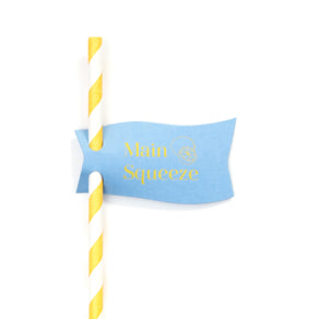 Stir Sticks + Straw Tags