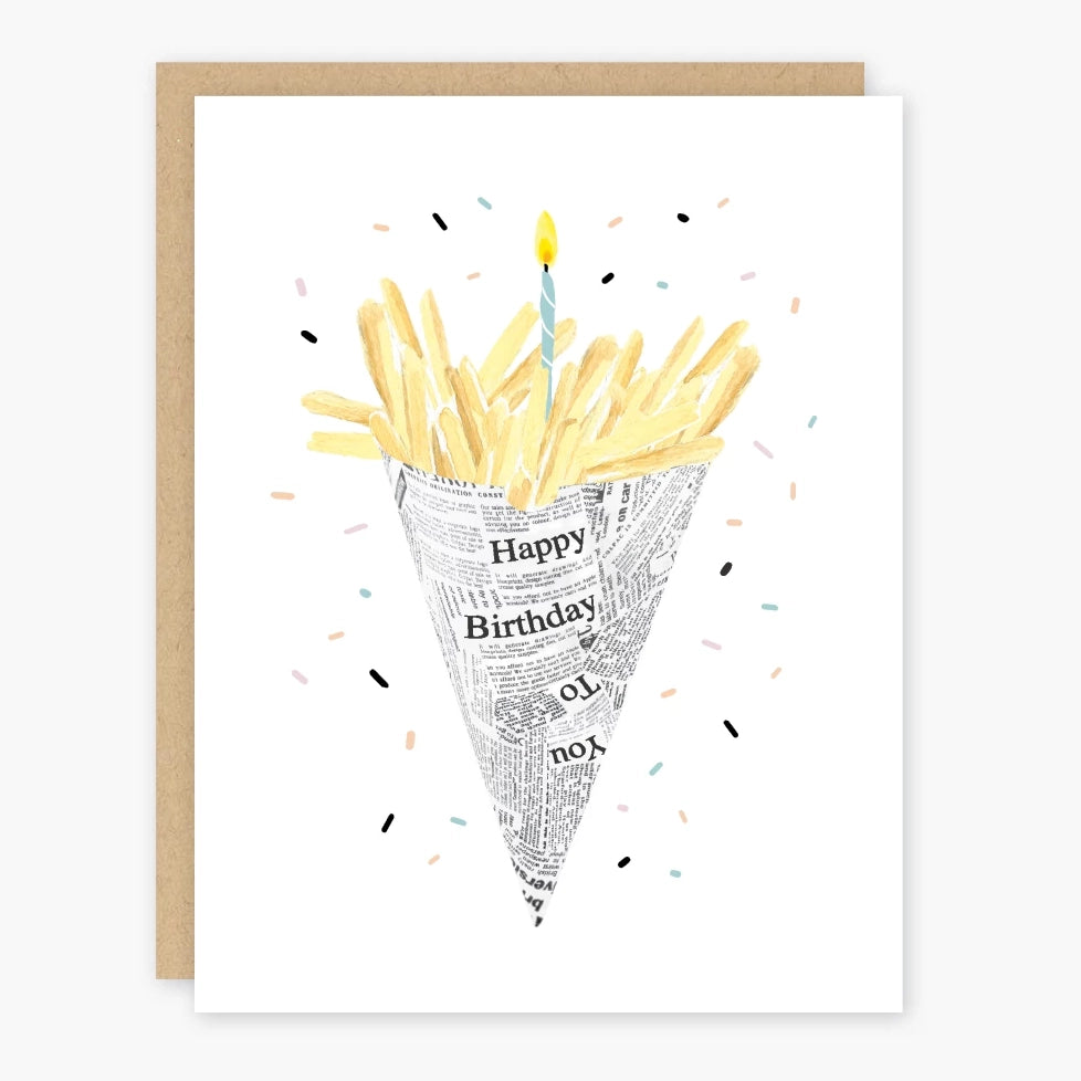 Birthday Fries Card