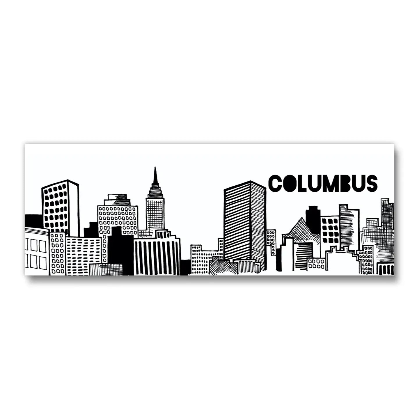 Columbus Skyline Magnet