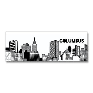 Columbus Skyline Magnet