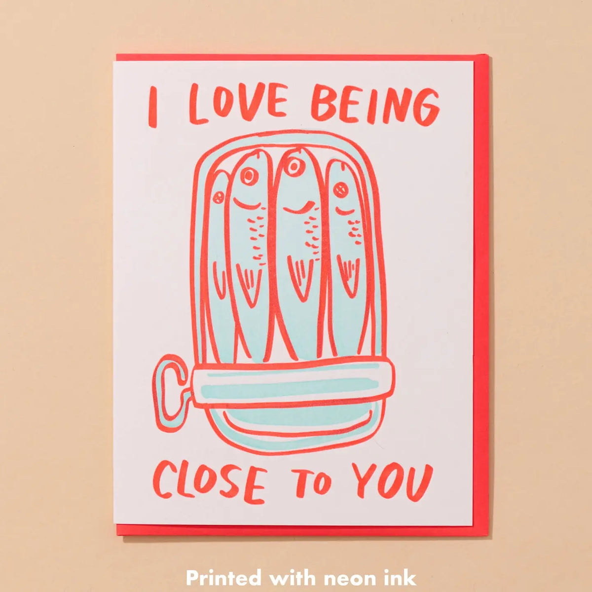 Sardines Love Card