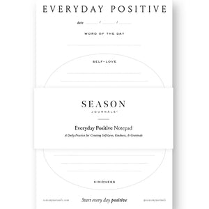 Everyday Positive Notepad