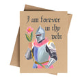 Funny Medieval Knight Thank You Card