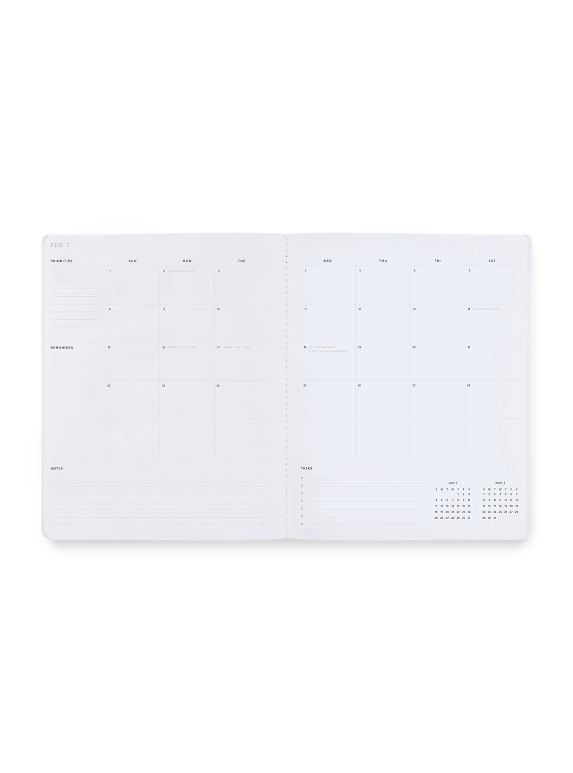 2026 Monthly Planner