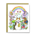 Good Luck Whimsical Lucky Objects Card