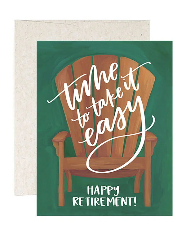 Retirement Chair Greeting Card