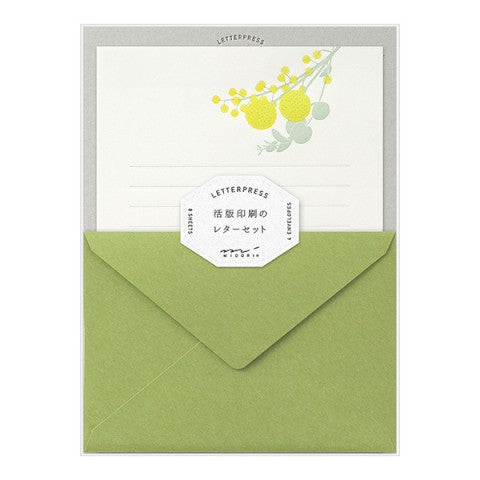 Midori Letterpress Letter Set