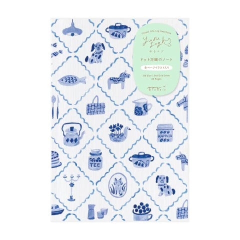 Midori Yuru Log Notebook B6