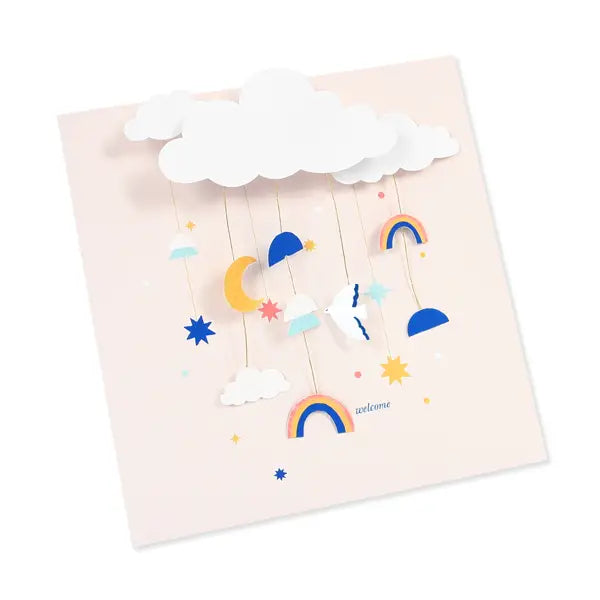 Baby Mobile Pop-Up Card