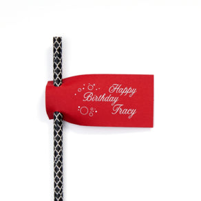Stir Sticks + Straw Tags