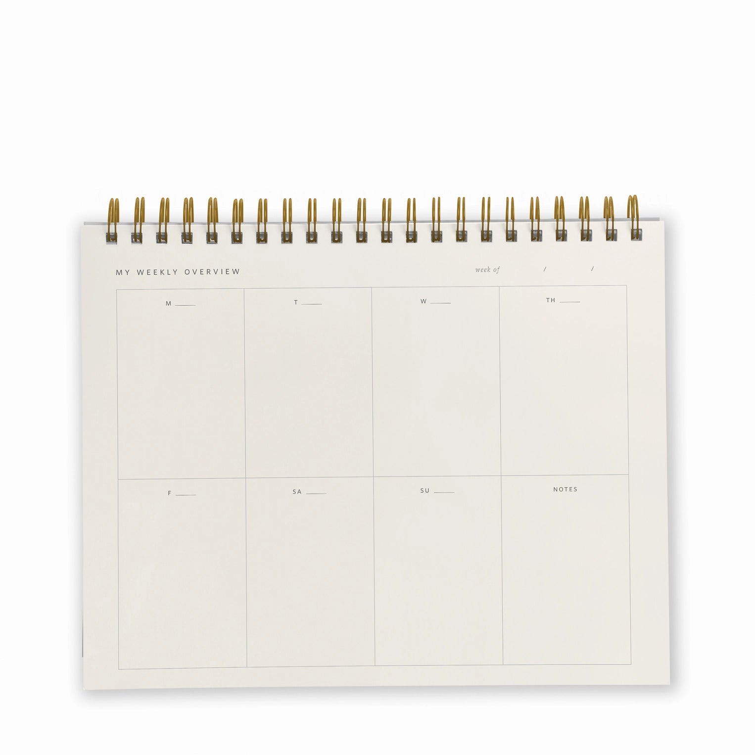 Weekly Overview Planner