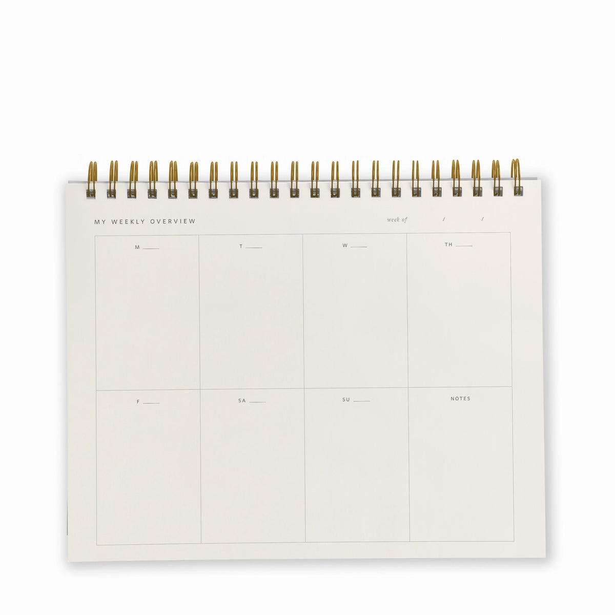 Weekly Overview Planner