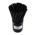 Black Hexagon HB Pencil with Eraser