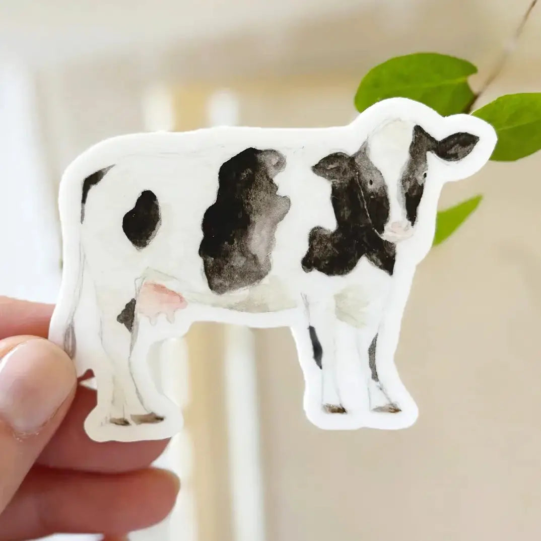 Emily Lex Cow Sticker