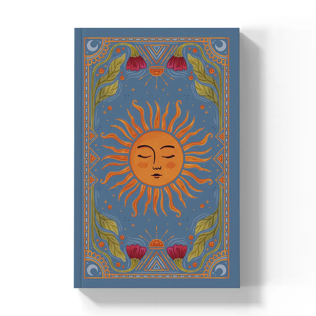 Sun Tarot Soft Touch Classic Layflat Notebook