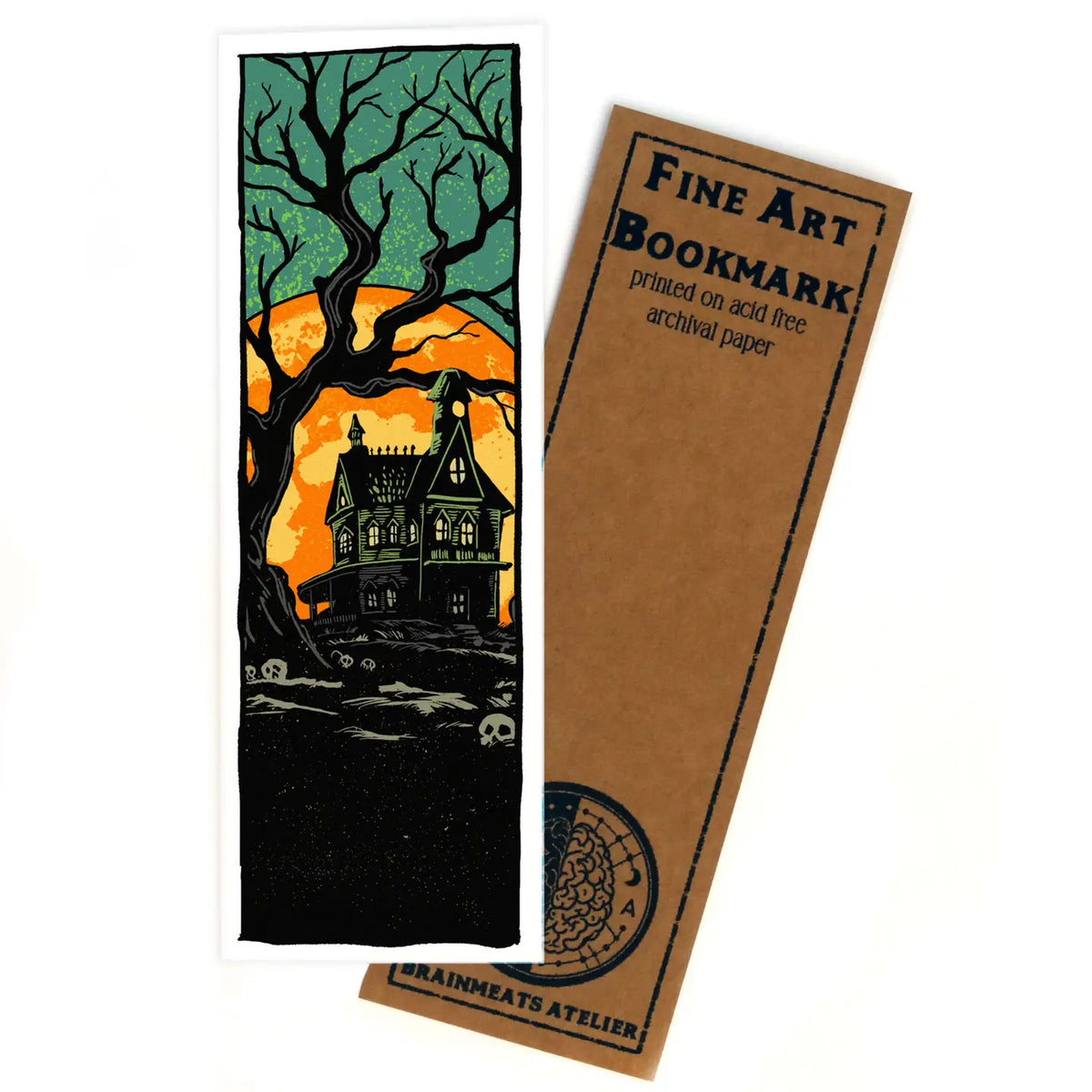 Haunted House Halloween Bookmark