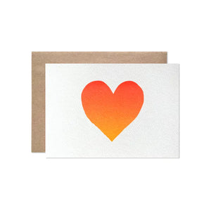 Ombre Heart Card