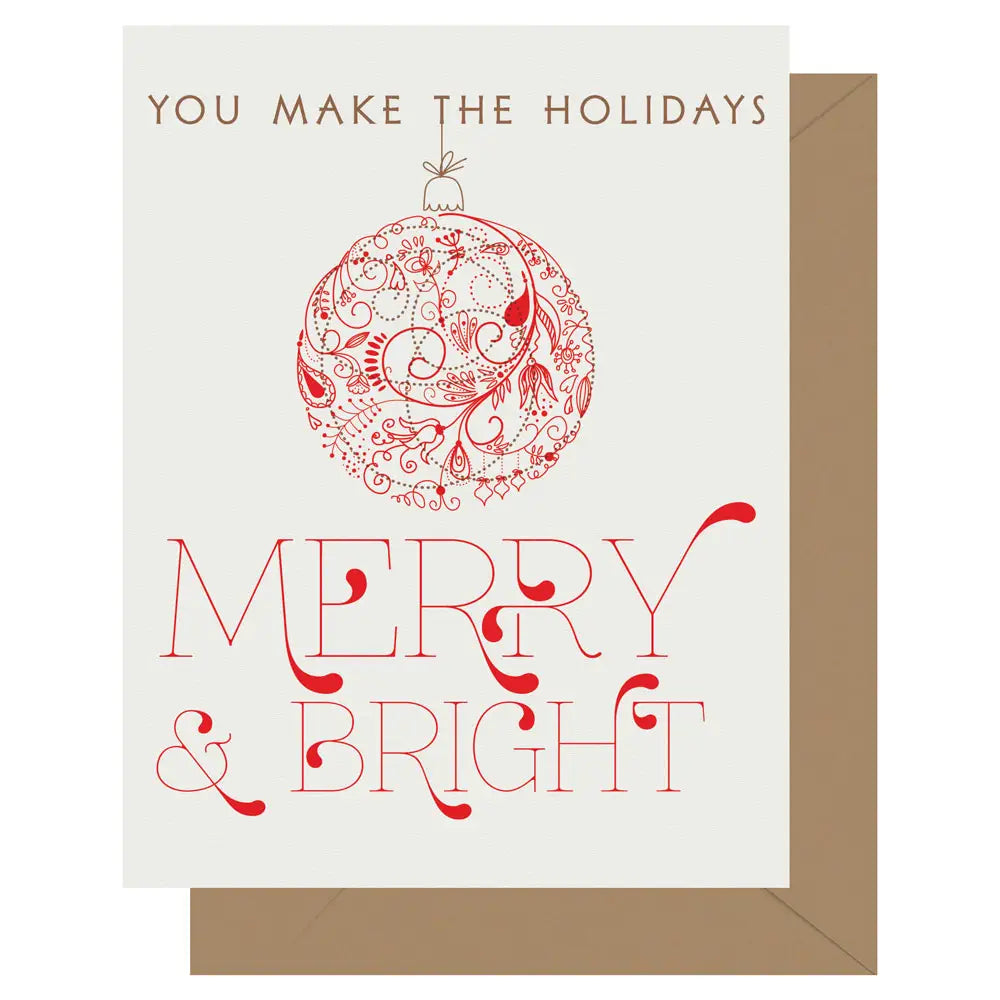 Holiday Merry and Bright Card