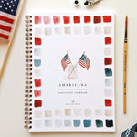 Load image into Gallery viewer, Emily Lex Americana Watercolor Workbook
