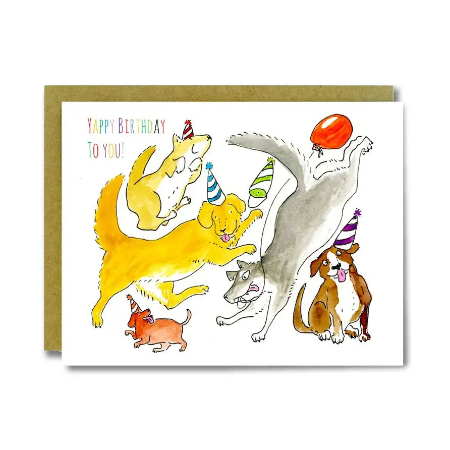 Yappy Birthday Card