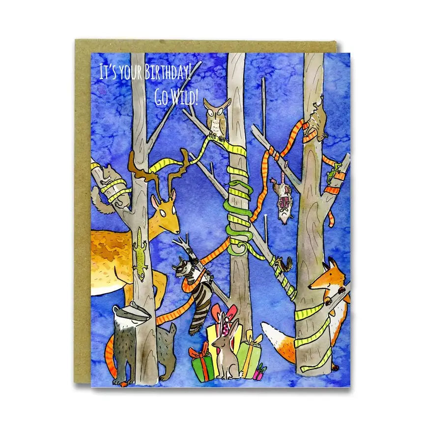 Go Wild Birthday Card