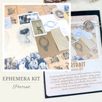 Load image into Gallery viewer, Portrait Ephemera Kit For Paper Crafting
