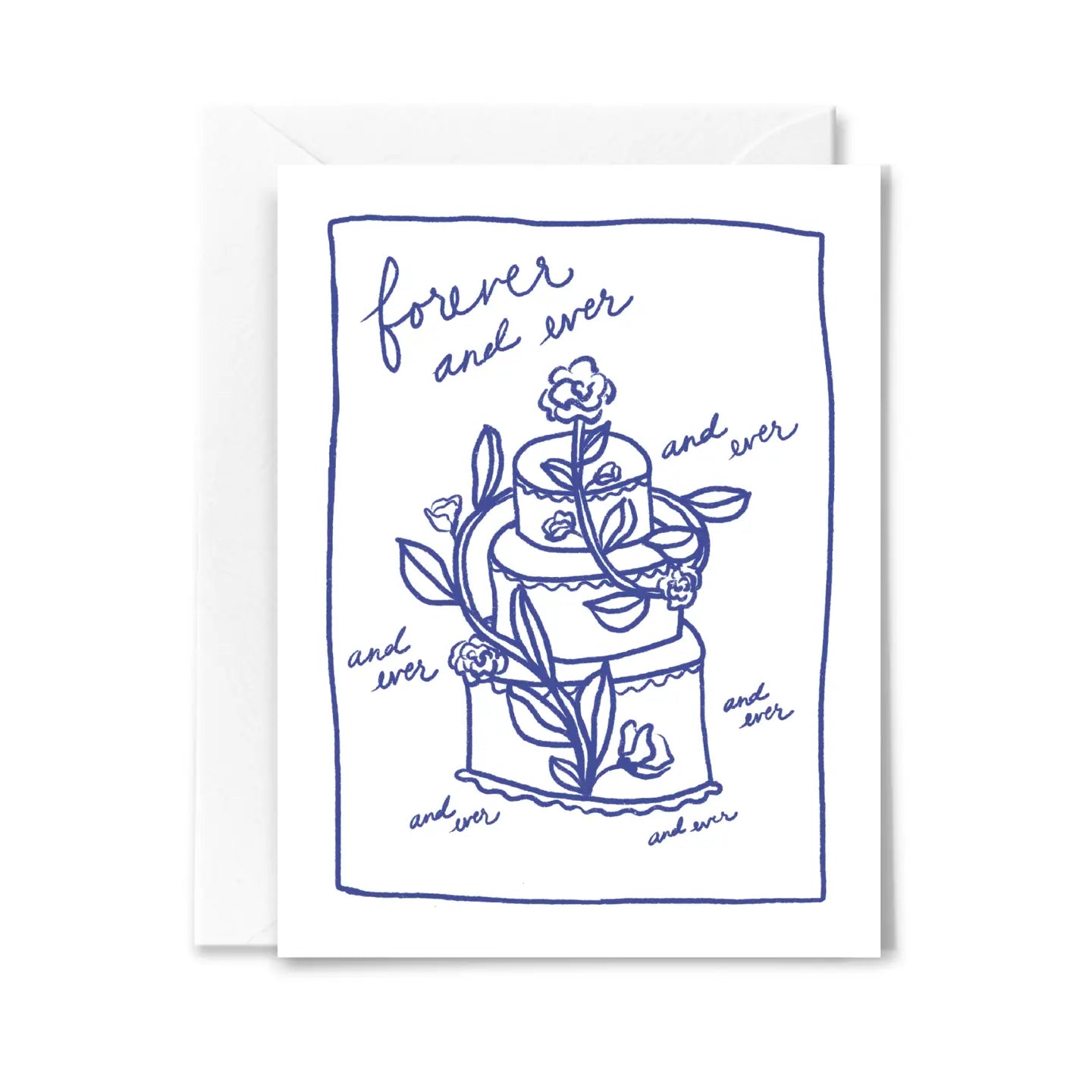 Forever and Ever Wedding Card