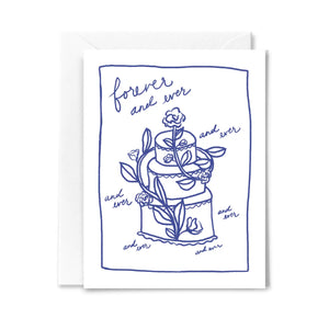 Forever and Ever Wedding Card