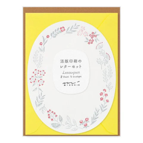 Midori Letterpress Letter Set