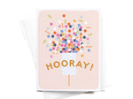 Load image into Gallery viewer, Hooray Confetti Popper Greeting Card
