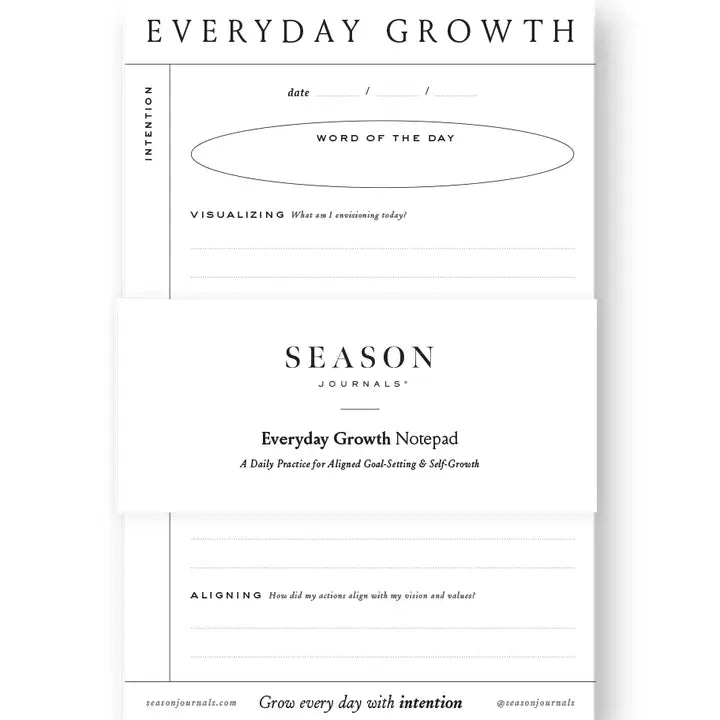 Everyday Growth Notepad