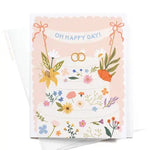 Load image into Gallery viewer, Oh Happy Day Floral Cake Greeting Card
