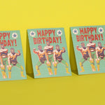 Load image into Gallery viewer, Luchador Birthday Greeting Card
