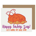 Cutie Kawaii Turkey Day Card