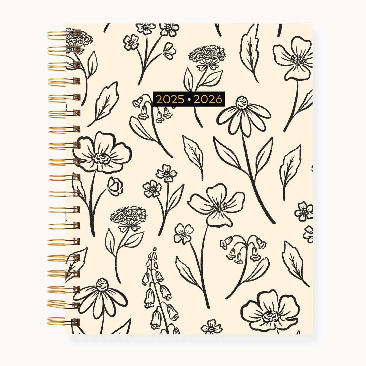 Pressed Floral 2025-2026 Academic Planner