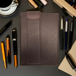 Load image into Gallery viewer, Italian Leather Journal with integrated Pen Holder-5x7"
