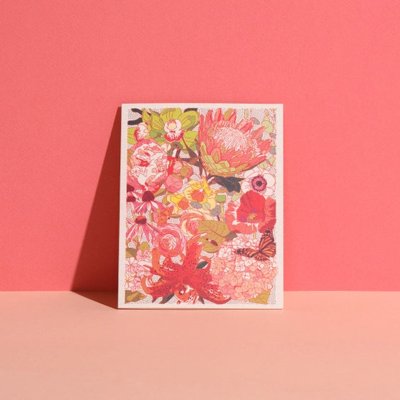 Wild Florals Greeting Card