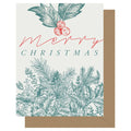 Holiday Merry Christmas Sprigs Card