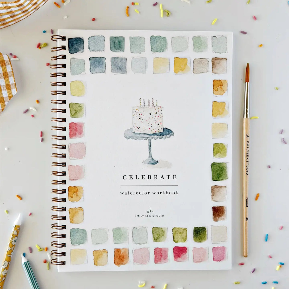 Emily Lex Watercolor Workbook- Celebrate