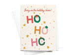 Load image into Gallery viewer, Naughty Holiday Cheer Letterpress Greeting Card

