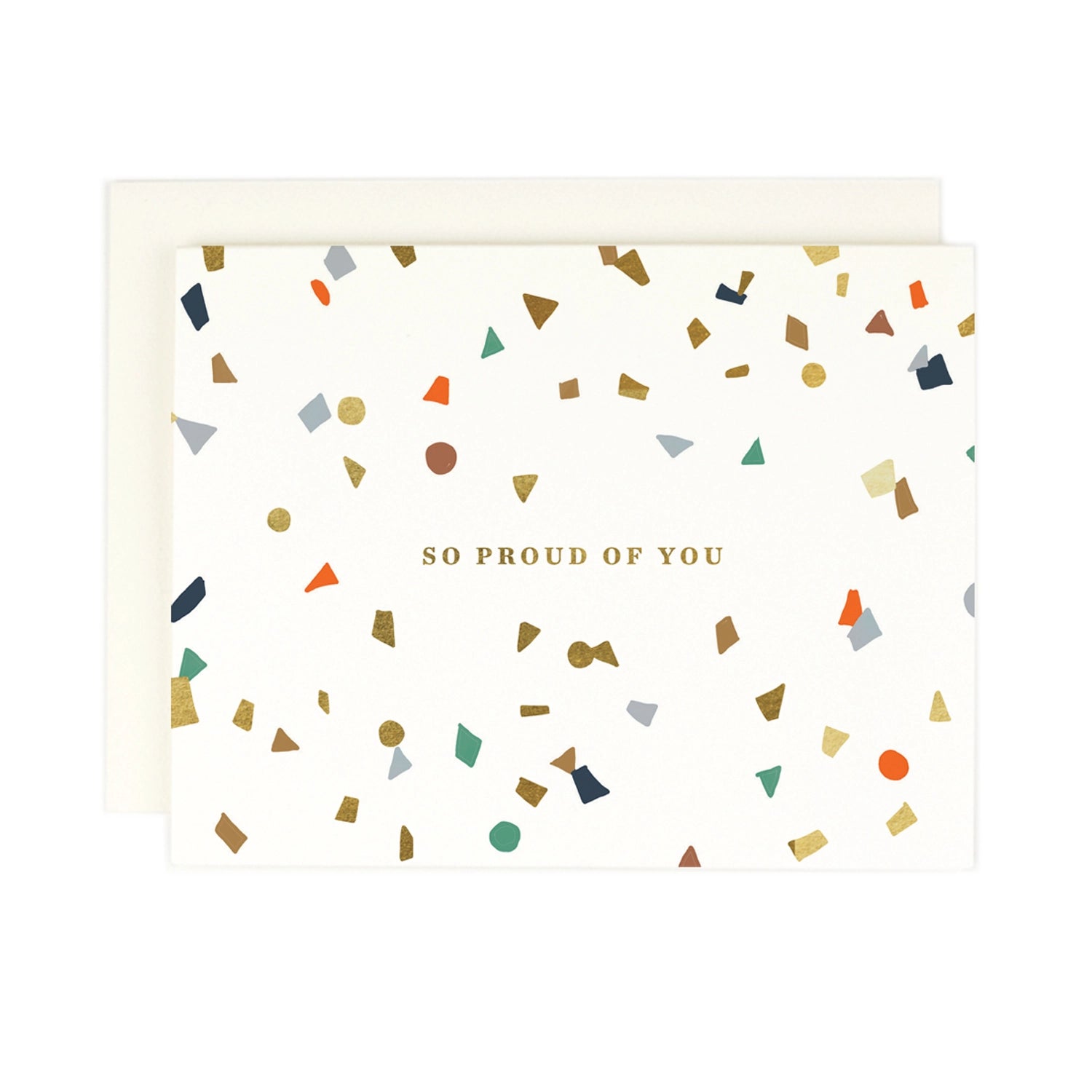 So Proud of You Confetti Greeting Card